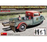 Loisirs E400 Railway Maintenance Camion With Personnel 1:3 5 Plastic Model Kit