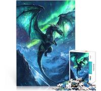 Loisirs en Famille Dragon Séraphin Aurora Puzzles 1000 pièces pour Adolescents 50x75cm Collection d'artistes, Beaux-Arts Convient aux Personnes de Plus de 14 Ans