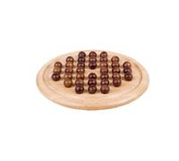 Loisirs nouveaux Jeu de solitaire Modèle 1062 – Plateau et billes en hêtre 29 cm