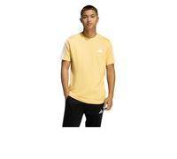 Loisirs T-shirt HOMME Adidas Jaune Ess Single Jersey 3-Stripes Coton Loisirs