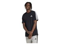 Adidas T-shirt Sportswear 3 Bandes fonctionnel noir/blanc Taille S