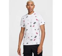 Loisirs T-shirt HOMME Nike Blanc Festival all over print Foulard Cotone