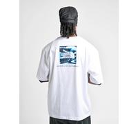 Loisirs T-shirt HOMME The North Face Blanc Liquid Box Nse Oversize SS Cotone