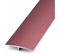 LoiYtrd Bandes de Transition en T Extra Larges, Bois à carrelage, Garniture en Aluminium, Bandes de jonction de Sol, Tapis à stratifié, Facile à Nettoyer(Rosso)