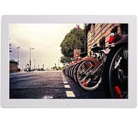 LoiYtrd Clé USB 15,4 Pouces Haute définition 1080P, Lecture en Boucle, Cadre Photo numérique Mural, Album Photo électronique(Bianco)