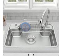 LoiYtrd Évier de Cuisine intégré, Trois Modes de débit d'eau, Assemblage de vidange Inclus