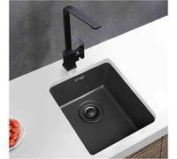 LoiYtrd Évier de Cuisine sous Plan à Une cuve en Acier Inoxydable avec vidage(B,44 * 44cm)