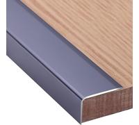 LoiYtrd Protecteur de Bord d'escalier en Forme de L, Garniture de Bord de Nez de Marche, réducteurs de Bande de Transition de Sol for intérieur et extérieur(Color 1,130cm/51 inch)