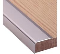 LoiYtrd Protecteur de Bord d'escalier en Forme de L, Garniture de Bord de Nez de Marche, réducteurs de Bande de Transition de Sol for intérieur et extérieur(Color 2,90cm/35 inch)