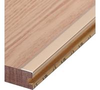 LoiYtrd Protecteur de seuil en Forme de L en Aluminium, Garniture de Bord de Nez de Marche imperméable et découpable, Facile à Installer(Color 4,150cm/59.1inch.)