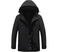 LoiYtrd Veste chauffante Rechargeable par USB, vêtement Chauffant à température réglable, Veste chauffante Lavable en Machine(Black,5XL)