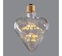 LoJax Ampoule LED Edison 3W Forme De Coeur E27/E26 Visser Décoration Rétro Éclairage Ampoule Chaude