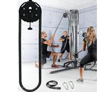 LoJax Entraîneur De Corde sans Fin, Système De Machine À Câble De Poulie avec Suspension À Résistance Réglable, Machine D'entraînement De Résistance À Corde sans Fin pour L'endurance Musculaire