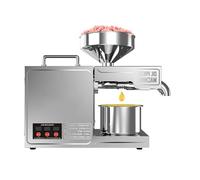 LoJax Presse À Huile Électrique Automatique | Pressage À Froid Et À Chaud avec Contrôle Intelligent De La Température | Extracteur D'huile en Acier Inoxydable | Usage Commercial Et Domestique