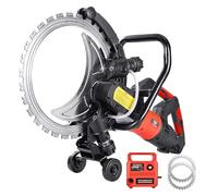 LoJax Scie À Béton 16 Pouces, 8980 W/9500 W Découpeuse Électrique Murale Toroïdale avec Suppression De Poussière par Alimentation en Eau, Profondeur De Coupe De 29 Cm