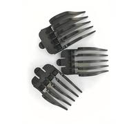 Lojtoyt Lot de 3 guides de rechange pour tondeuse à cheveux noirs 32 mm/38 mm/51 mm Compatible avec Wahl FadeCut, HomeCut, HomePro, HomeBarber79524-3001