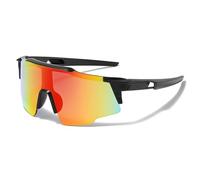 LOJUDI Lunette de Soleil Enfant - Protection UV400 Miroir ado Lunettes Soleil Enfant 6-15 ans Garçons Filles - Pour le Sport, le Cyclisme, le SKI, le Baseball-Jaune Miroir