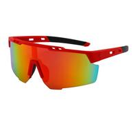 LOJUDI Lunette de Soleil Enfant Sport - Cadre Souple TR90 avec Protection UV Cyclisme Cricket Course à pied Ski vtt Lunettes de Soleil Miroir Garçon Fille
