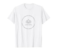Lokah Samastah Sukhino Bhavantu Lotus Yoga Méditation T-Shirt