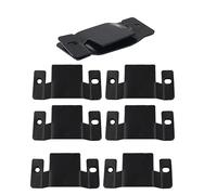 Lokatall Lot de 8 supports encastrables pour meubles et canapés - Support robuste pour tête de lit, canapé, coiffeuse, miroir - Cadre photo (96 x 43 mm)