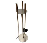 LOKAXXZU 4 pièces Fire Companion Set Fire Pit Stove Decor Holders Accessoires