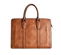 LOKAXXZU Business Horizontal Men's Horizontal Business Casual Handbag Bodage Crossbody Body 15 pouces Sac d'ordinateur portable
