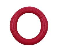 LOKAXXZU Disques de Pilotage pour Animaux de Compagnie Eva Dog Training Ring Puller Mite-Bord Floating Toy Puppy Outdoor Interactive Game Joue Products Supply, Red, Small