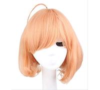 LOKAXXZU Kyokai no Kanata kuriyama Mirai Court Orange Rose synthétique Cosplay Perruque Coiffure avec Verres Rouges + Perruque de Casquette Uniquement
