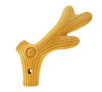 LOKAXXZU Pine Wood Horn/Bos Shape Chog Toy Toy Grand Stick à Mastication pour Les maillers agressifs Natural Dents Health Pet présent