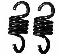 LOKAXXZU Porch Swing Springs, Patio Black Swing Pièces Swing Swing Swing Springs Heavy Duty 2 Pack for Patio Swing Hangre, Hammock, Sac de Boxe, Chaise d'oeuf
