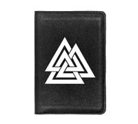 LOKAXXZU Portefeuille Authentique en Cuir rétro médiéval Unique, Cadeau de Luxe de Luxe de Noël de Noël, de Nombreux Styles Nordic Viking Symbol Amulet Wallet (Couleur: Ballet B 19)