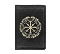 LOKAXXZU Portefeuille Authentique en Cuir rétro médiéval Unique, Cadeau de Monnaie d'anniversaire de Noël pour Hommes, de Nombreux Styles Nordic Viking Symbol Amulet Wallet (Couleur: Ballet B 23)