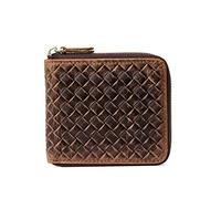 LOKAXXZU Portefeuille Court pour Hommes Retro Retro Traité du Portefeuille de Cartes de Changement de trésorerie Mince de Caisse pour Hommes (Une Taille