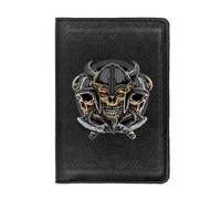 LOKAXXZU Portefeuilles Authentiques en Cuir rétro médiéval Unique, Cadeau de Monnaie d'anniversaire de Noël pour Hommes, Portefeuille Amulet Symbole Nordic Viking Nordic (Couleur: Ballet B 11)