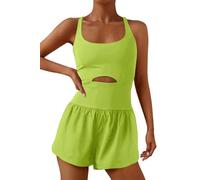 LOKAXXZU ReachMe Womens Running-Cyro-Ontout Rompers One Piece Tenues d'exercice Contanies de Gymnase de Gymnase