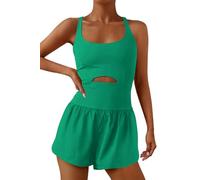 LOKAXXZU ReachMe Womens Running-Cyro-Ontout Rompers One Piece Tenues d'exercice Contanies de Gymnase de Gymnase