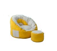 LOKAXXZU Sac de Haricot canapé Paresseux canapé canapé-parier Petite Chaise décorant la décoration de Chaise de Loisirs (Couleur: Jaune m)