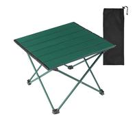 LOKAXXZU Table de Camping Portable Tesouro, Table d'appoint Pliante pour la Cuisine en Plein air, la randonnée, Les Voyages, Le Pique-Nique (Vert noirâtre, Moyen)