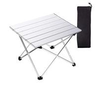LOKAXXZU Tesouro Portable Camping Table, Table d'appoint Pliante Top en Aluminium pour la Cuisine en Plein air, la randonnée, Les Voyages, Le Pique-Nique (Gardien)