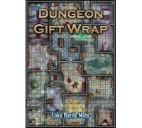 Loke Battle Mats | Dungeon Gift Wrap (Lot de 6 feuilles avec étiquettes)