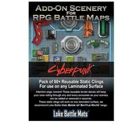 Loke BattleMats-Add on Scenery for RPG Maps - Cyberpunk Red