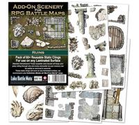 Loke Battlemats | Add on Scenery for RPG Maps Ruins | RPG | Accessory | Ages 14+ | English