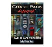 Loke Battlemats -Chase Pack Cyberpunk - Pack of Maps and Tokens