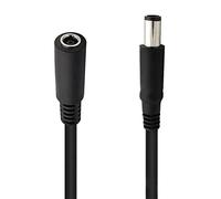 LOKEKE Câble d'extension adaptateur CC 4,5 mm vers 7,4 mm, prise jack 4,5 x 3,0 mm femelle vers embout mâle 7,4 x 5,0 mm pour ordinateur portable
