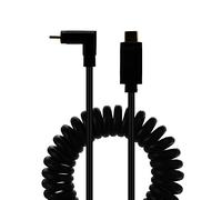 LOKEKE Câble spiralé USB 3.1 C vers USB C, ressort type C mâle vers type C mâle avec angle de 90 degrés, compatible avec téléphone/tablette/ordinateur portable/tablette (1,2 m, M à M 90 degrés)