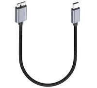 LOKEKE Câble USB de type C vers micro B, câble de disque dur USB C, câble micro B mâle vers USB C mâle pour disque dur, ordinateur portable, téléphone, appareil photo