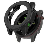 LOKEKE Compatible avec Garmin Forerunner 255, coque de protection en TPU pour Garmin Forerunner 255 (TPU noir)