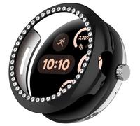 LOKEKE Compatible avec Google Pixel Watch 3 41 mm, coque de protection en PC compatible avec Google Pixel Watch 3 41 mm/Watch 2/1 (PC noir)
