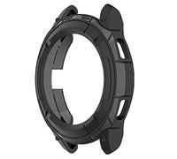 LOKEKE Coque de protection classique en TPU pour Samsung Galaxy Watch4 42 mm avec anneau de protection pour Samsung Galaxy Watch 4 Classic Noir