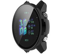 LOKEKE Coque de protection en verre trempé pour Garmin Forerunner 955 Noir